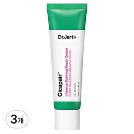 Dr. Jart Cicapair Intensive Soothing Repair Cream, 50ml, 3 pieces / 닥터자르트 시카페어 인텐시브 수딩 리페어 크림, 50ml, 3개