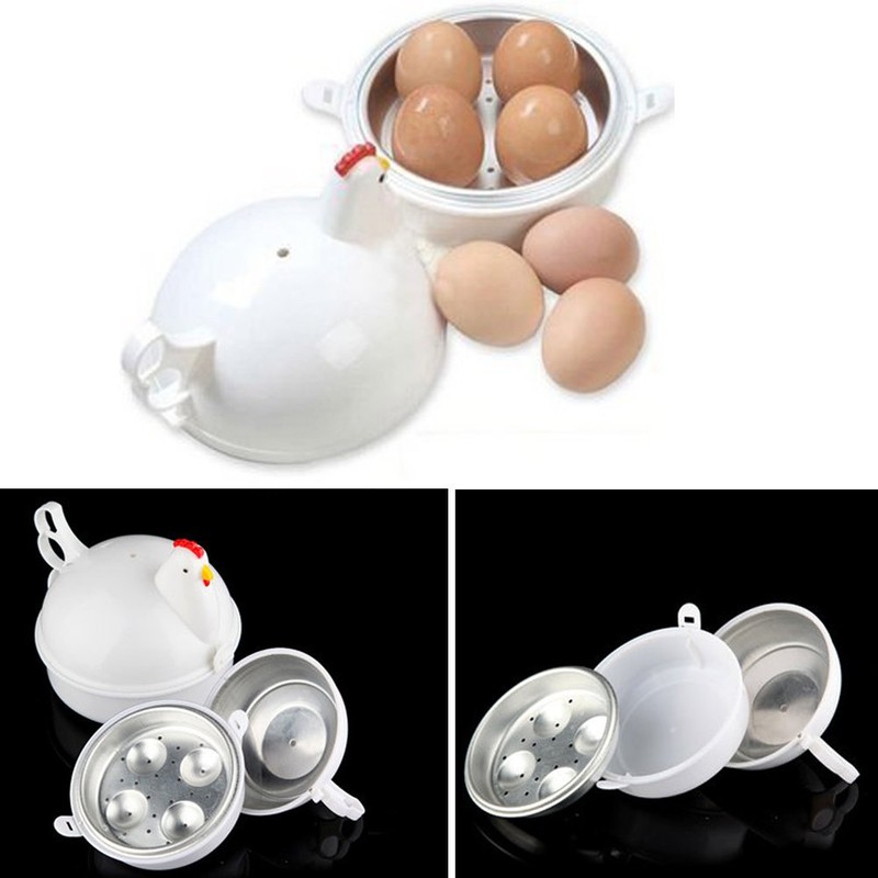 Microwave Egg Boiler, 4 Eggs Boiler Cooker, Microwave Egg Steamer