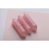 JIC Gem 20 pcs Rose Quartz Crystal Wands 6 Faceted