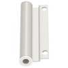 CroBlissful 4 Sets Hinge Leaf for Aluminum Doors - White