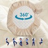 PAJEO Waterproof Mattress Protector Full Size, Quilted Bed Mattress Cover