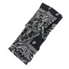 DINPREY Assorted Paisley Print Wide Bandana Knot Headbands Criss Cross