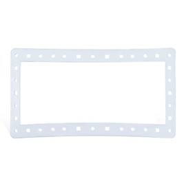 FECTOP SPX1091GW Wide Mouth Above Ground Pool Skimmer Gasket, Pool Butterfly Skimmer Gasket Compatible with Hayward SP1091WM SP1091LX Automatic Skimmer 13 3/4" x 7.5"