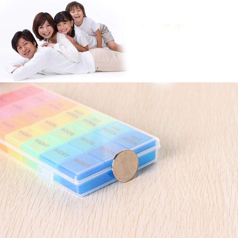 MAGICLULU Pill Case Pill Clear Organizer Box Pill Organizer 7