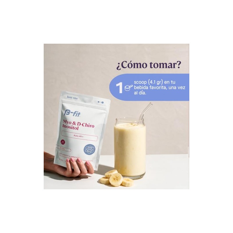B-FIT Myo y D-Chiro Inositol Fórmula 40:1 100% Puro
