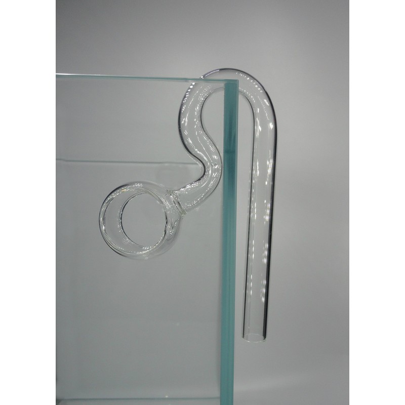 JARDLI Glass Lily Pipe Spin Outflow for Aquatic Plants Tank