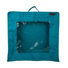 Yazzii Quilt Block Showcase Bag - Portable Storage Bag Organizer - Multipurpose Storage Organizer for Sewing Projects, Fabric Pieces, Quilt Blocks, Appliques, Stitcheries & More.-Aqua