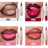 Lápiz de Labios y Pintalabios Líquido 2 en 1 con