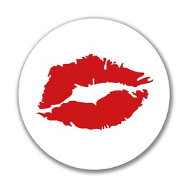 Huuraa Sticker Kiss Mouth Lips Gift Sticker 10 cm Kiss Mouth Gift Idea