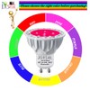 JSVSAL MR16 (GU10 Base) LED Light Bulb,Dimmable,120-Volt,Red, 6-Watt(50-Watt Equivalent), Aluminum