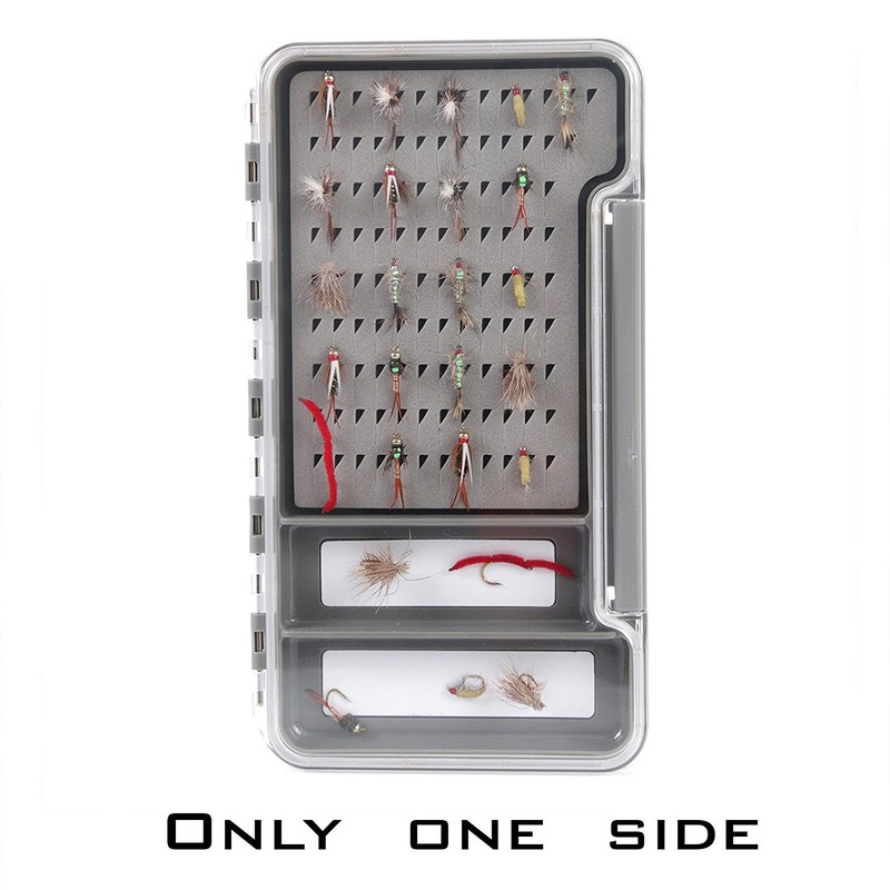 Maxcatch New Magnetic Back Fly Box Clear Waterproof Fly Fishing
