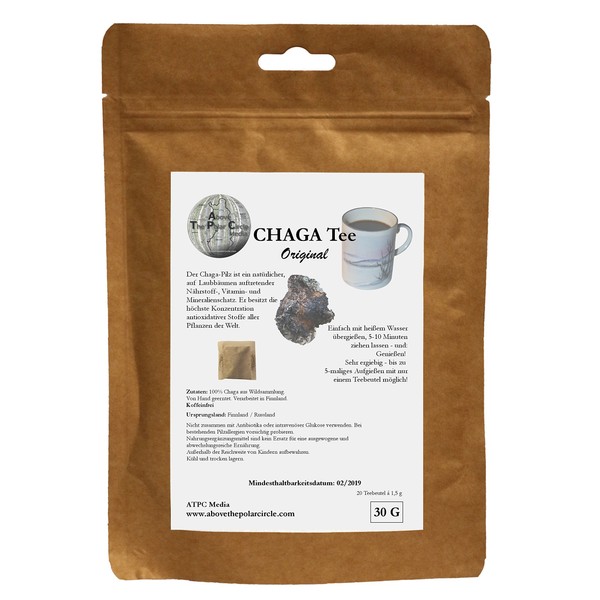Original Chaga Powder in Tea Bag