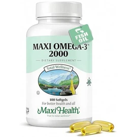 Maxi Health, Maxi-Omega-3 2000, 100 Maxi Gels Bottle                                                                                                  