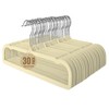 Jiang&Rong 30-Pack Velvet Pants Hangers, Space Saving Slim and Ultra-Thin