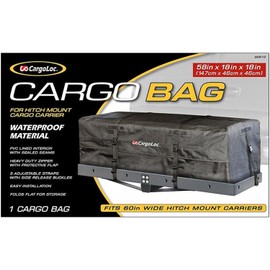 CargoLoc - 32510 58" x 18" x 18" Cargo Bag for Hitch Mounts- Waterproof Black
