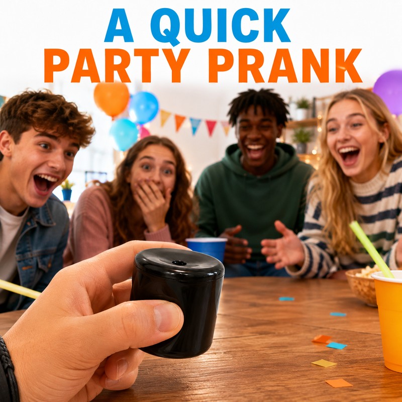 Battery-Free Squeeze Fart Noise Maker Prank Toy for Parties &