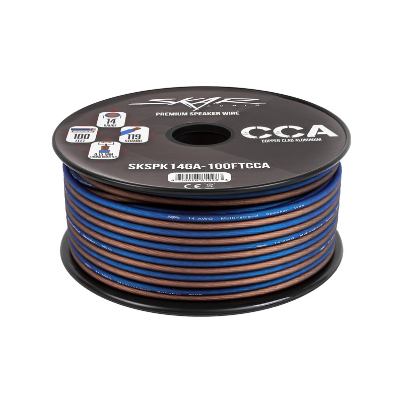 Skar Audio 14 Gauge AWG Audio Speaker Wire - 100