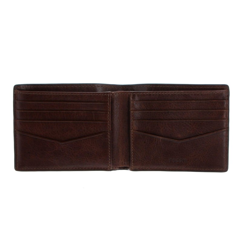 Fossil Jesse Leather Wallet 11.5 cm, Cognac