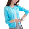YasYouRi Women's Knit Cardigan, Office Air Conditioning, Long Sleeve, Thin,