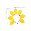 Toyvian 2 cerchietti per capelli a forma di girasole, petalo,