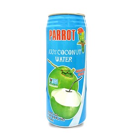 Parrot Brand Coconut Water No Pulp 500ml 16.9 fl. oz.(Pack of 12)