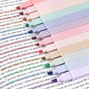 Pastel Highlighter Pen, Pack of 12, Pastel Assorted Colours, Aesthetic