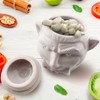 Kwirkworks Spooky Dracula Garlic Pot - Unique Ceramic Container with