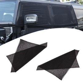 Lcojicep Car Side Window Sun Shade Compatible with Hummer H2 2003-2007 Stretchable & Breathable Car Window Screens for Complete Shade Sun & Privacy Protection,Rear Window Shades (2pcs)