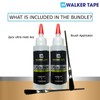 2pcs Ultra Hold Hair System Adhesive 4oz w/ 2pcs Brush