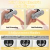 2 in 1 Electric Nail Clippers, Automatic Nail Trimmer, Nail