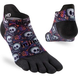 Injinji Run Lightweight No-Show Spectrum Bones, M, multicoloured