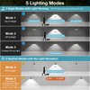 Solar Pendant Lights Outdoor,4 Heads Solar Shed Light Dimmable with