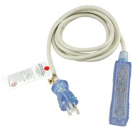 Conntek 8-Feet 13-Amp Hospital Grade Tri-Outlet (35-15R) Extension Cord