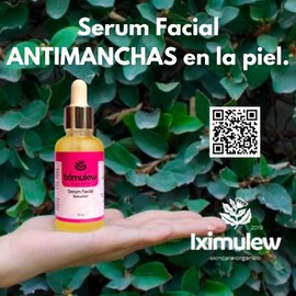 Serum Facial Bakuchiol Iximulew para Alisamiento de la Piel y Luminosidad en Rostro y Cuello (30 ml)