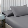 Moonlight Bedding Super King Fitted Sheet Grey - Premium 25cm