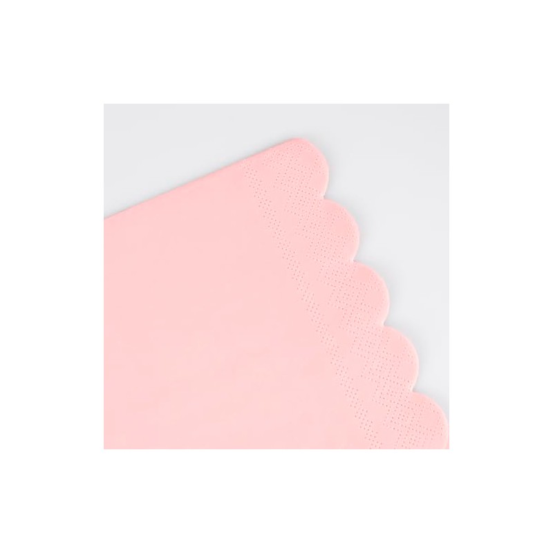 Meri Meri Servilletas pequeñas de algodón rosa caramelo (paquete de