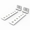 Sintrix Fab 2 x Universal Refrigerator Refrigerator Angle Glider Door