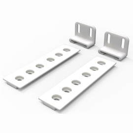 Sintrix Fab 2 x Universal Refrigerator Refrigerator Angle Glider Door Mounting Kit for Built-in Fridge Compatible with Miele Liebherr Bosch Fridge Door Bracket & Hinge Replacement