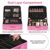 Relavel Makeup Case Large Makeup Bag Professional Train Case Travel