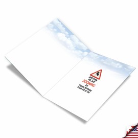 NobleWorks - 50th Big Funny Birthday Card (8.5 x 11 Inch) - Group Milestone Notecard for Year Old, Birthday Congrats from All of Us - Year Old Crossing 50 J9966MBG-US