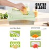 RüK 10-in-1 Vegetable Chopper – 6 Blade Veggie Chopper with