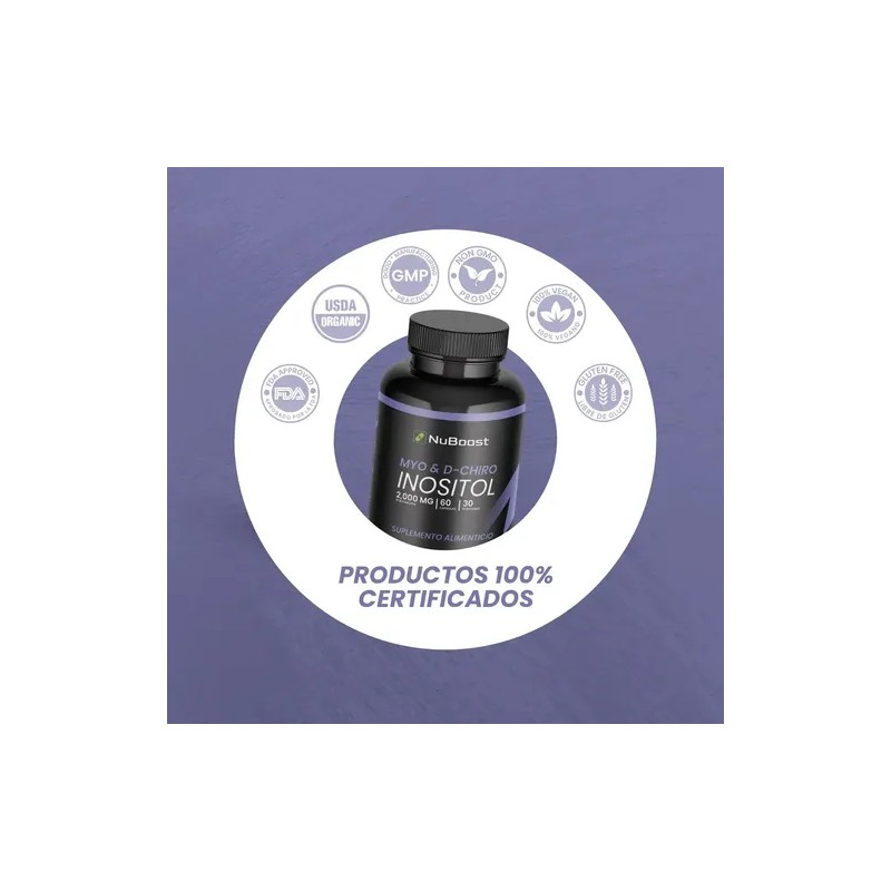 Myo Y D-chiro Inositol Nuboost 60 Cápsulas De 2g