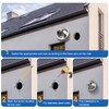 Midcvfrun 6 Inch Wall Vent Cover, Dryer Vent Cap Outside