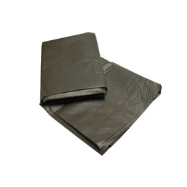Groundsheet, Underlay Tarpaulin, German Bundeswehr Army Issue, Olive, Approx Size: 2.20 x 1.00 m