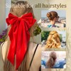 Exquisite Satin Bow Hair Accessory Velvet Large Hair Bow Long