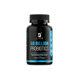 B Life Probióticos 60 Billones UFC | 140 Cápsulas | 3 Cepas De Probióticos | Liberación Retardada | Tecnología Patentada DRcaps | Adicionados Con Inul