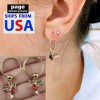 Rinhoo Unique Red Hummingbird Earrings Stud Hoop Drop Dangle Women