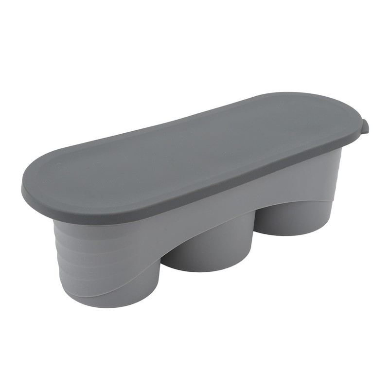 Hollow Cylinder Ice Cube Tray Quick Release Silicone High Low