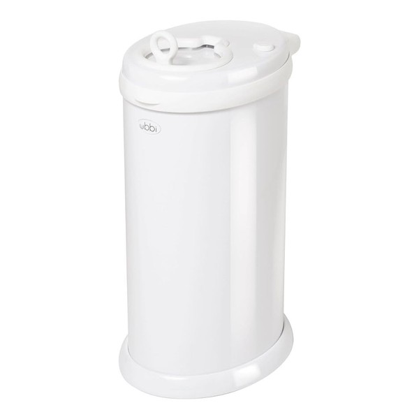 Ubbi Steel Diaper Pail, Odor Locking, No Special Bag Required,