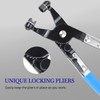 9PCs Hose Clamp Pliers, Flexible Wire Long Reach Hose Clamp